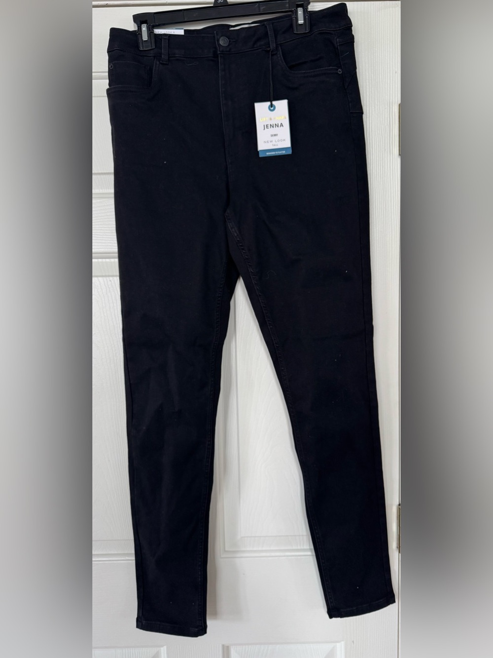 New Look Black Jenna lift and shape Skinny Jeans tag women’s 16 tall NEW